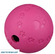 rixie Dog Rubber Snack Ball