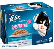Felix As Good As It Looks Kitten Cat Food Fish